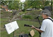 Performer at Rock in the Rock Garden