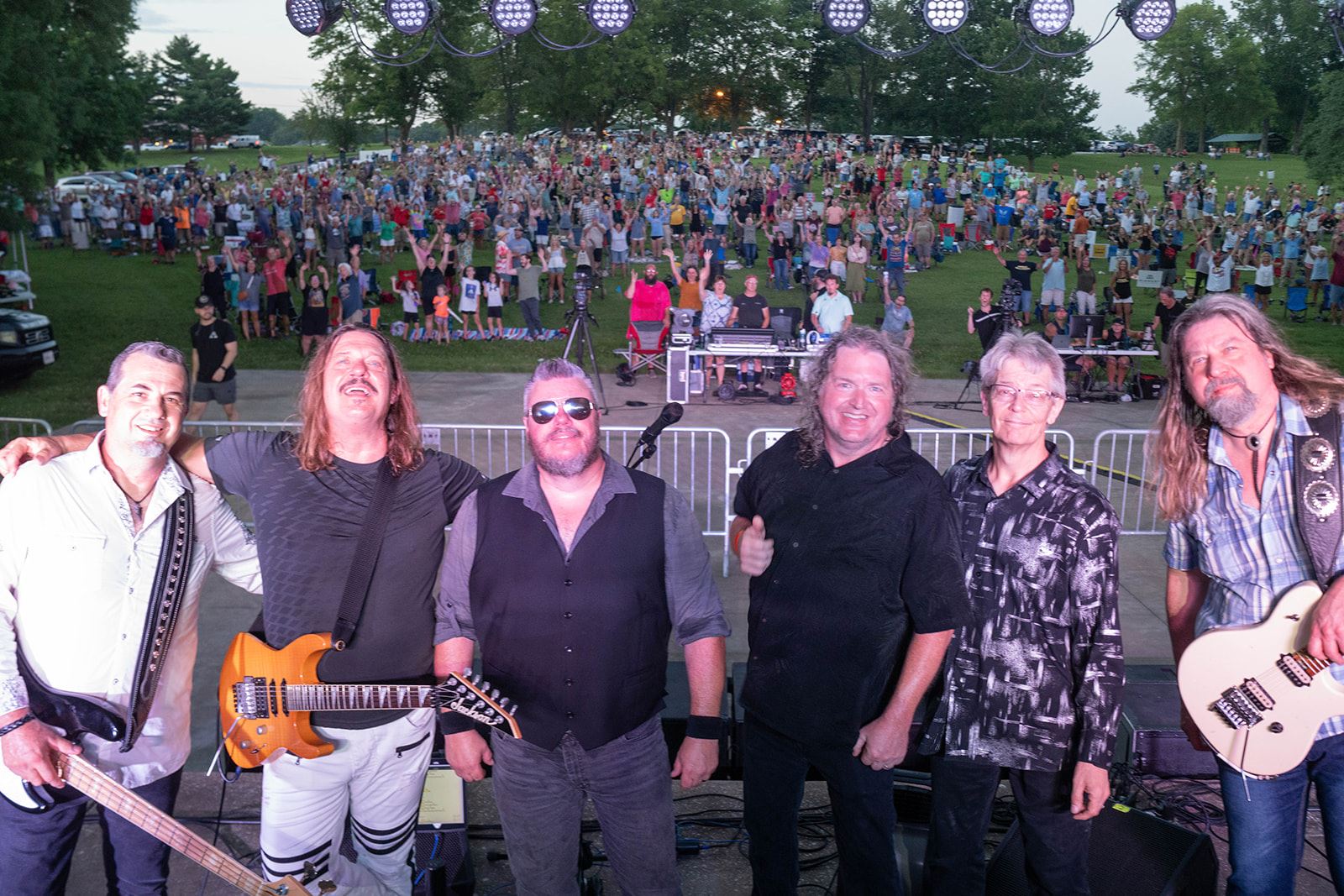 Selfie with Grand Allusion Band and Crowd